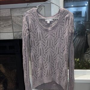 Decree Lavender Knit Sweater